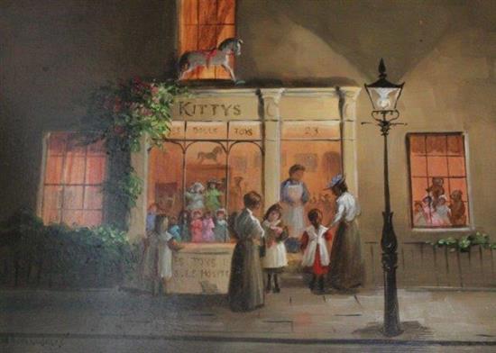 Deborah Jones oil Shopfront